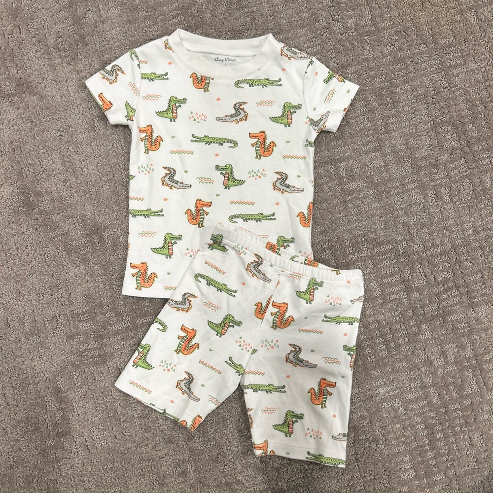 Kissy Kissy Alligator Pajamas